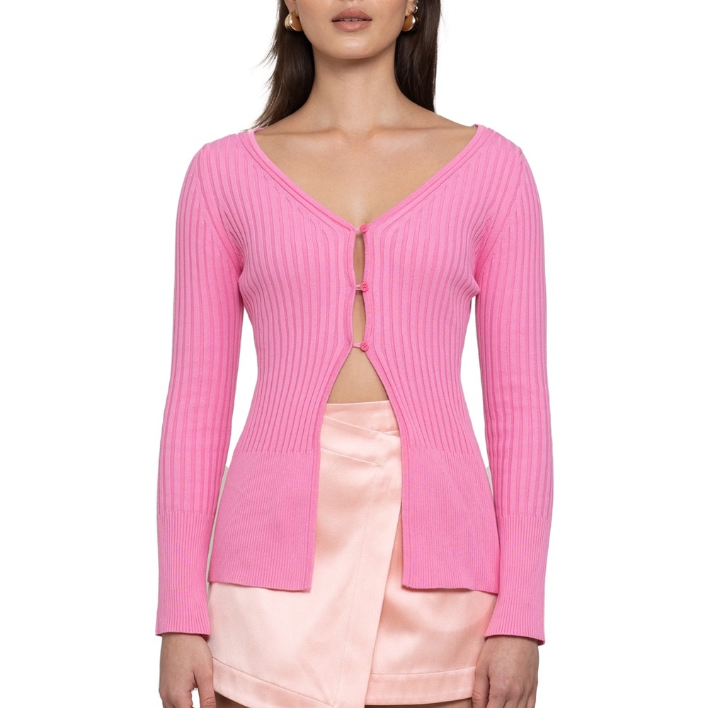 day-to-night cardigan pink
